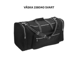 Väska 158040 Svart med klubb tryck